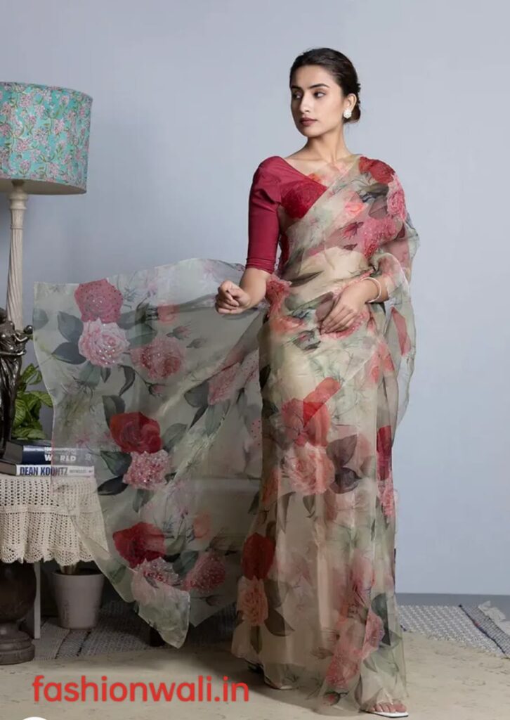 ORGANZA SAREE