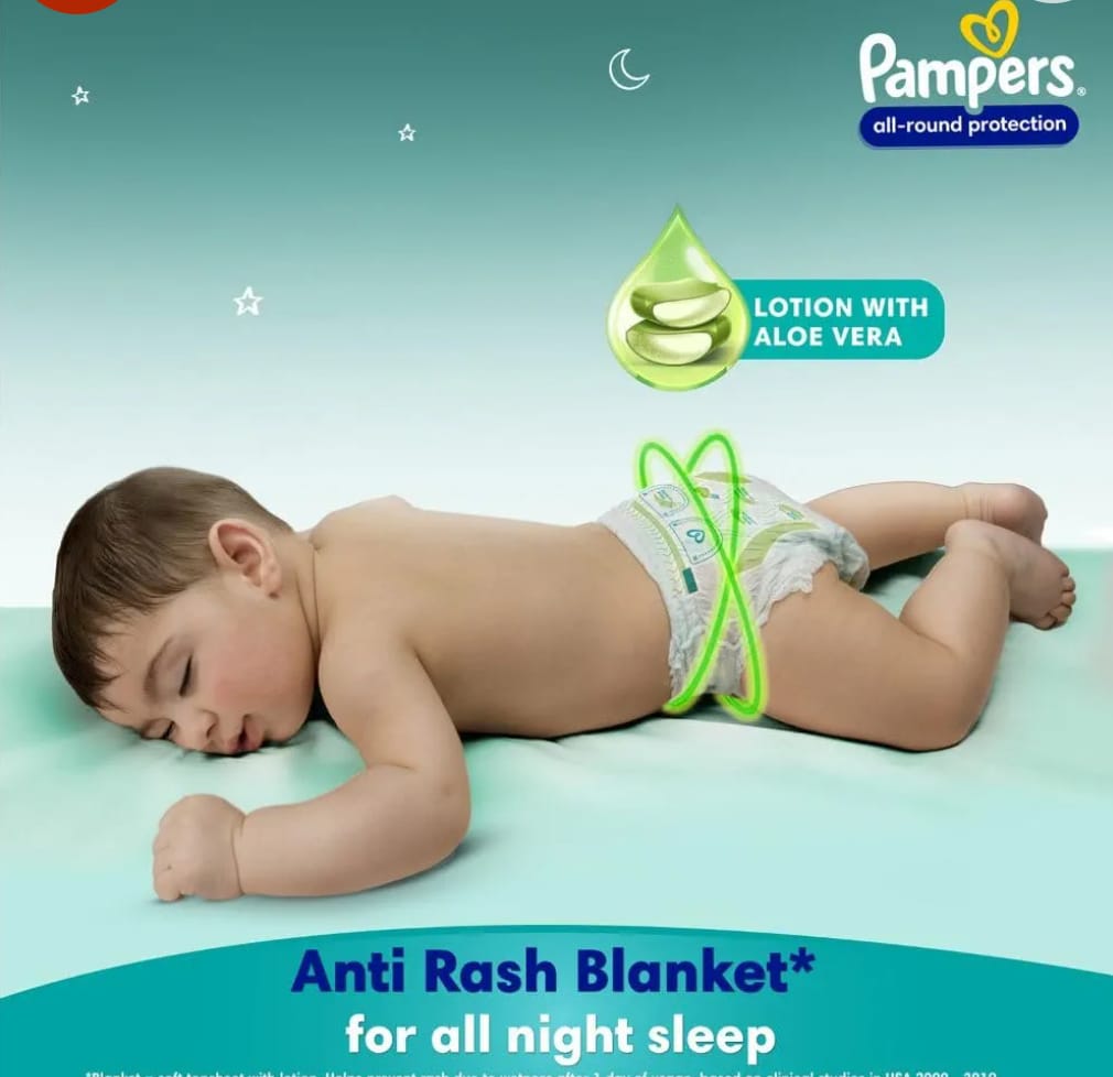 RASH FREE PAMPERS DIAPERS