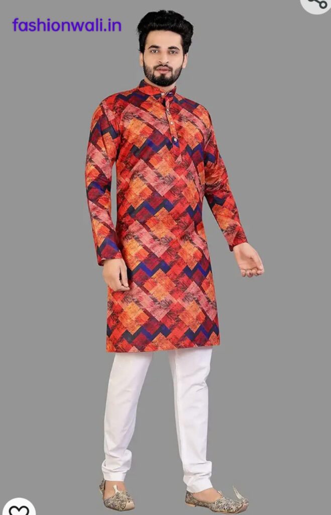 PRINTED KURTA FOR MEN