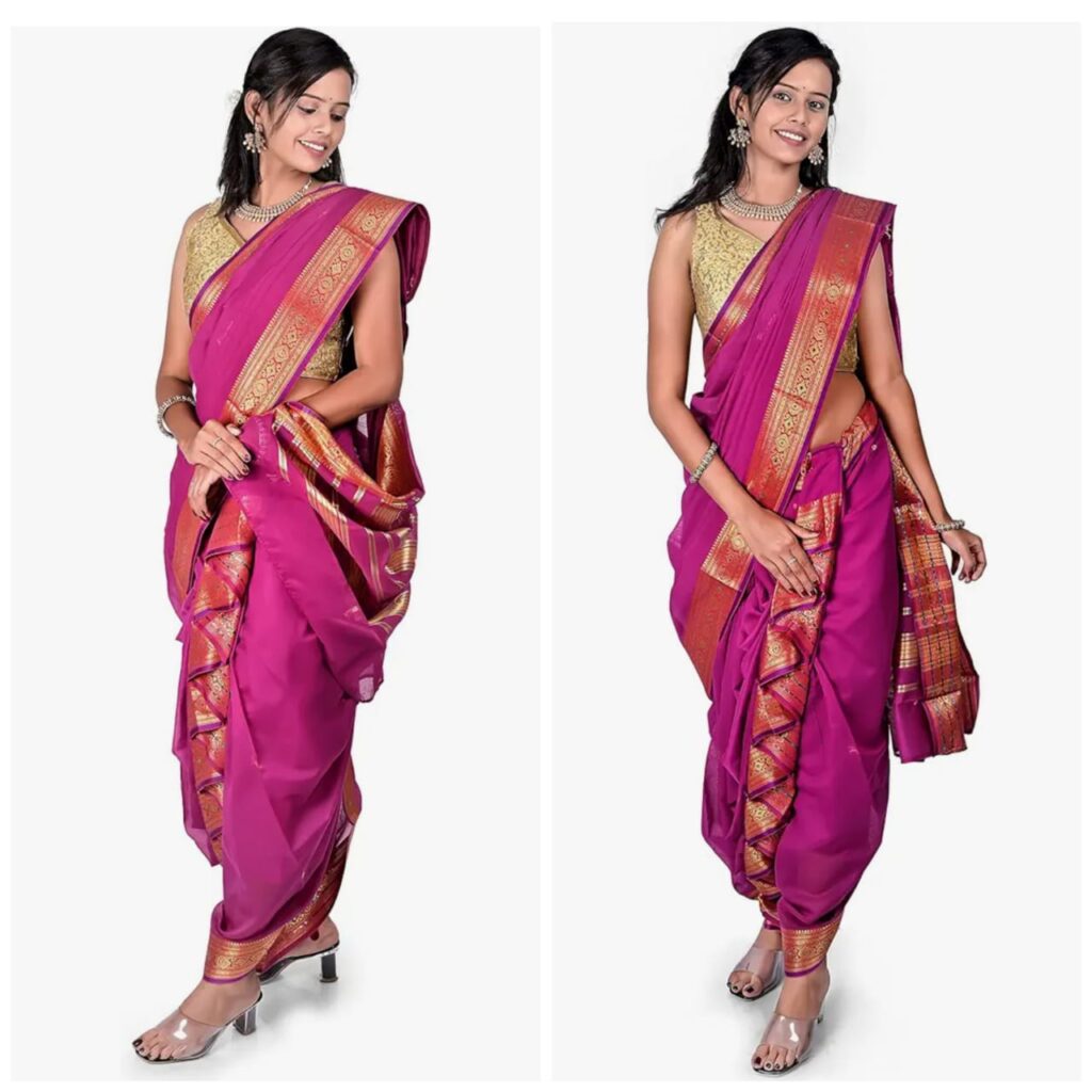 LATEST NAUVARI SAREE