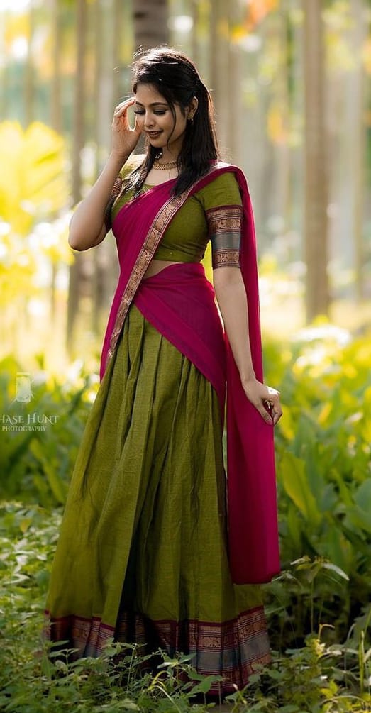 half saree